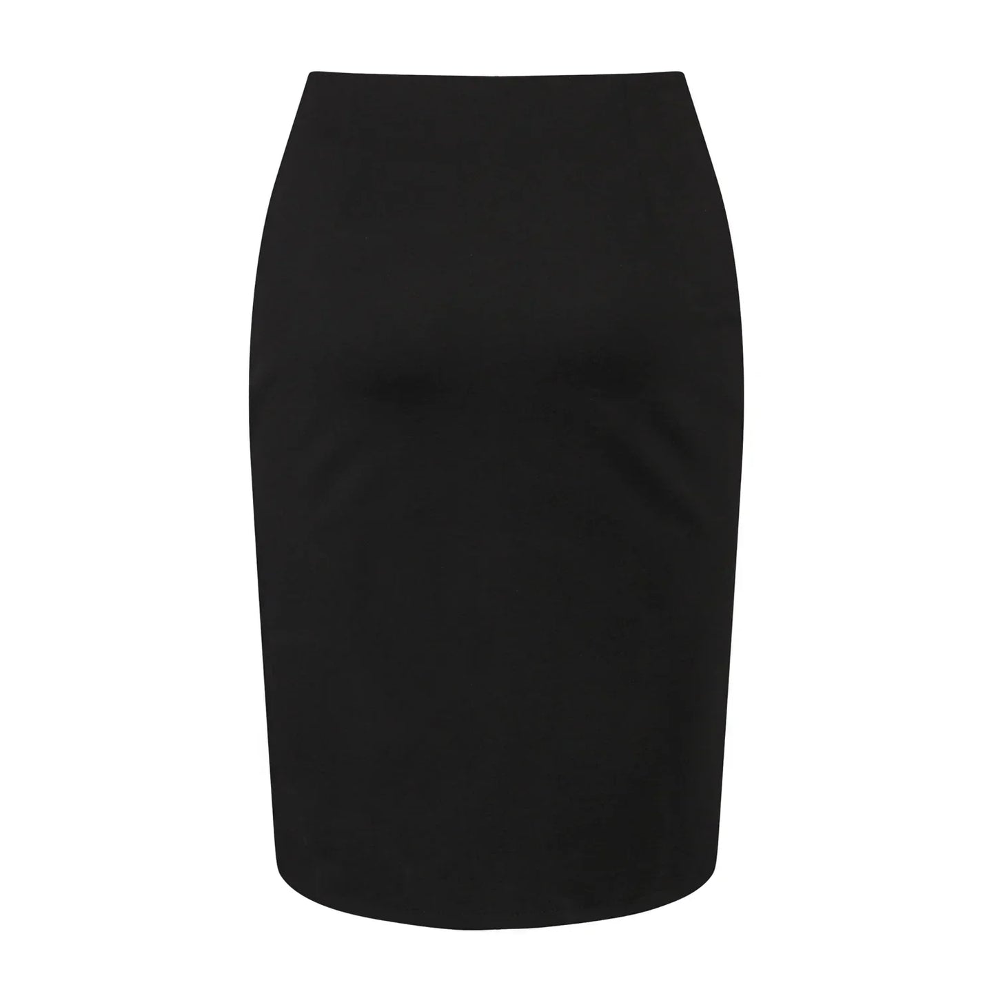New Fashion Women Pencil Skirt Knee Length High Waist Elegant Open Slit Bow Skirt Size S-5XL