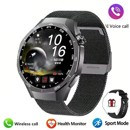 LAXASFIT 2026 New Smart Watch Bluetooth Calling Fitness Tracking Music Playback Health Monitor Smartwatch for Men Women