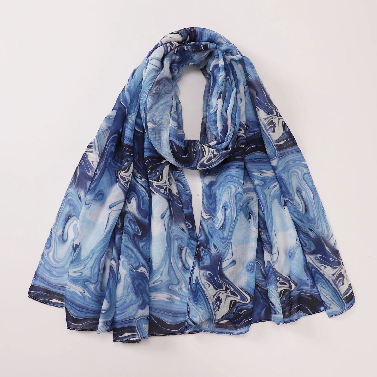 1Pcs Ramadan Hijab Leopard Print Women Bohemian Watercolor Soft Muslim Hijabs Floral Breathable Shawl Wrap Scarf Headscarf Warm