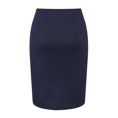 New Fashion Women Pencil Skirt Knee Length High Waist Elegant Open Slit Bow Skirt Size S-5XL