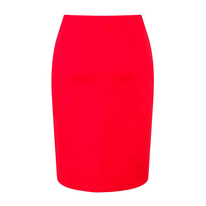 New Fashion Women Pencil Skirt Knee Length High Waist Elegant Open Slit Bow Skirt Size S-5XL