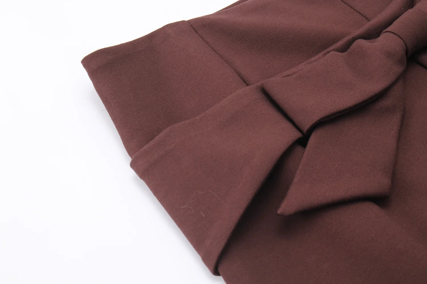 New Fashion Women Pencil Skirt Knee Length High Waist Elegant Open Slit Bow Skirt Size S-5XL