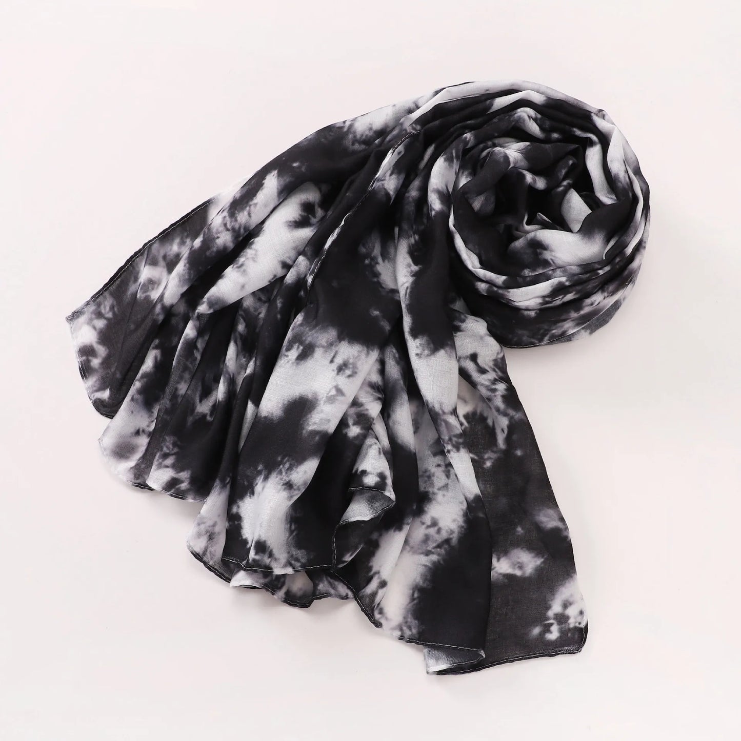 1Pcs Ramadan Hijab Leopard Print Women Bohemian Watercolor Soft Muslim Hijabs Floral Breathable Shawl Wrap Scarf Headscarf Warm