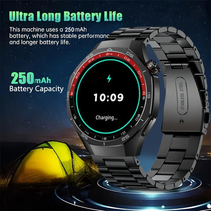 LAXASFIT 2026 New Smart Watch Bluetooth Calling Fitness Tracking Music Playback Health Monitor Smartwatch for Men Women