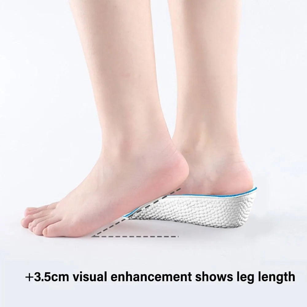 Arch support Invisible height Insole New Durable Convenient to Use Half Insole Breathable Increasing Half Insole for Men Women
