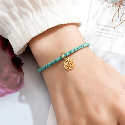 Handmade Woven Milan Thread Rope Couples Bracelets for Women Men Gather Wealth Lucky Bracelet Adjustable Jewelry Accessories